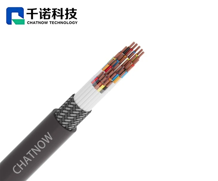 30 Core 16AWG Cábla Rialaithe Solúbtha Le Braiding níolón Le haghaidh Uathoibriú Tionscail